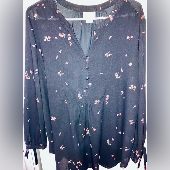 Liz Claiborne Oversized Blouse Large - Picture 2 of 7